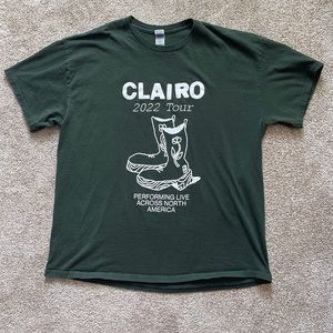 Claire 2022 Tour Green Concert T-shirt. Size XL. Excellent Condition.